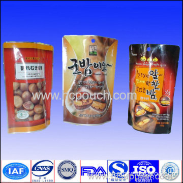 Logo Printing Doypack Chocolate Foil Bags With Zip Lock/stand Up Bag 